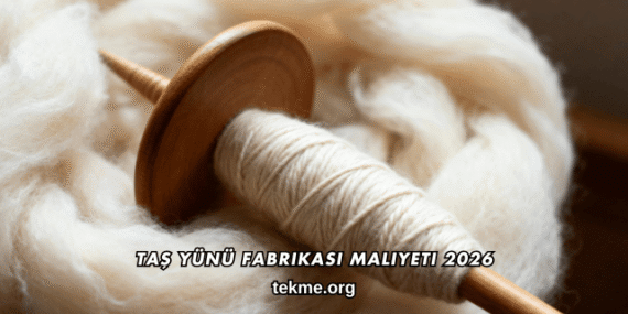 Taş Yünü Fabrikası Maliyeti 2026