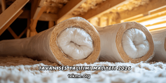 Tavan Ses Yalıtımı Maliyeti 2026