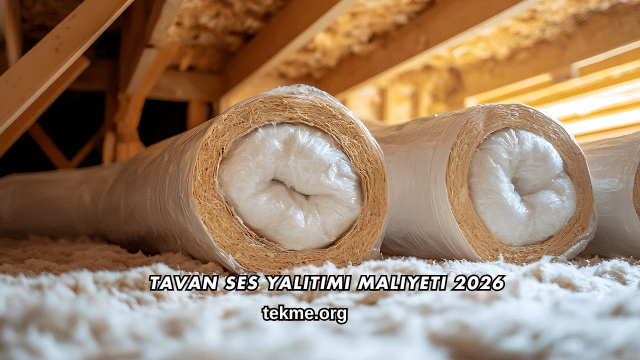 Tavan Ses Yalıtımı Maliyeti 2026