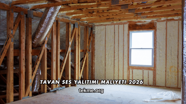 Tavan Ses Yalıtımı Maliyeti 2026