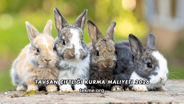 Tavşan Çiftliği Kurma Maliyeti 2026