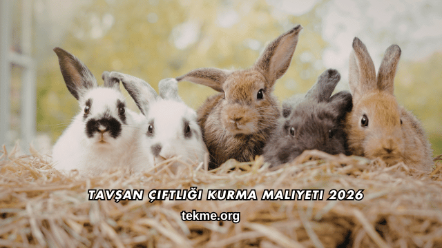 Tavşan Çiftliği Kurma Maliyeti 2026