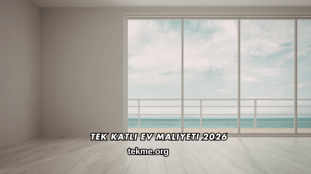 Tek Katlı Ev Maliyeti 2026