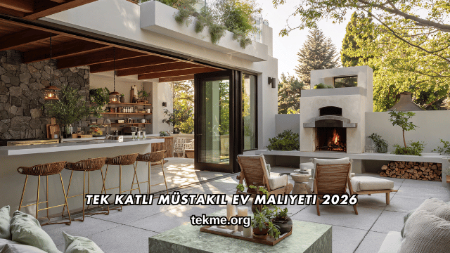Tek Katlı Müstakil Ev Maliyeti 2026