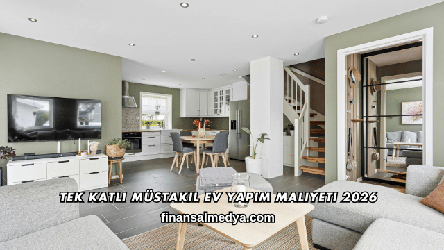 Tek Katlı Müstakil Ev Yapım Maliyeti 2026