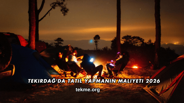 Tekirdağ'da Tatil Yapmanın Maliyeti 2026
