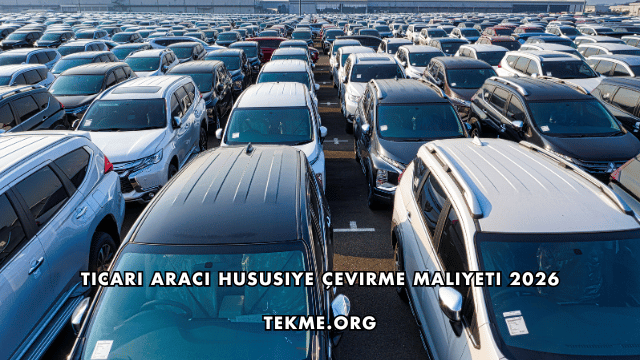 Ticari Aracı Hususiye Çevirme Maliyeti 2026
