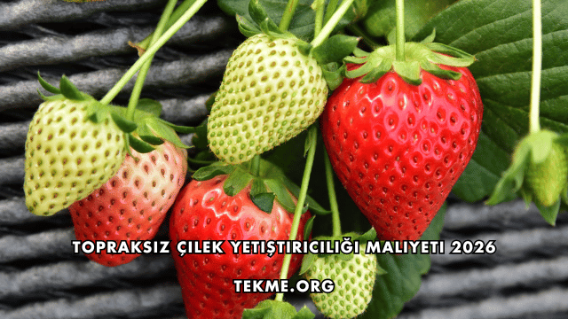 Topraksız Çilek Yetiştiriciliği Maliyeti 2026