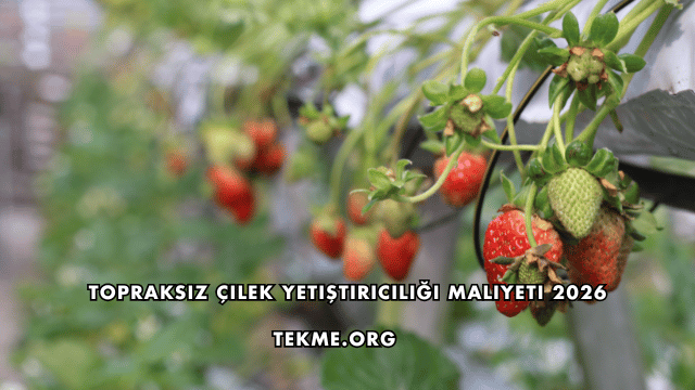 Topraksız Çilek Yetiştiriciliği Maliyeti 2026