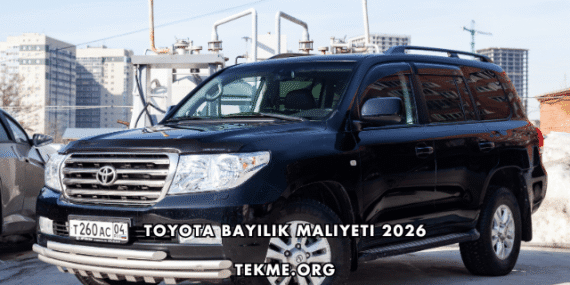 Toyota Bayilik Maliyeti 2026