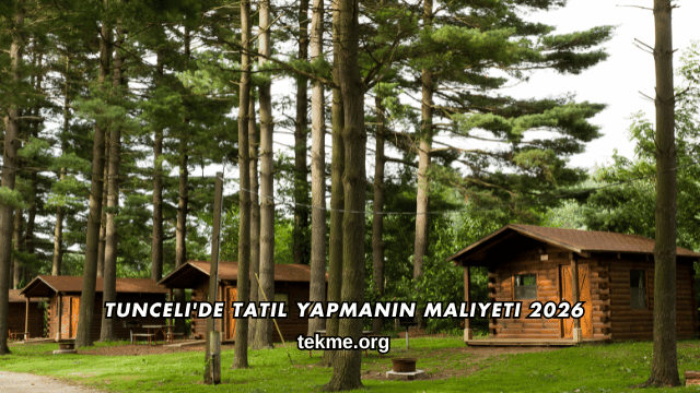 Tunceli'de Tatil Yapmanın Maliyeti 2026