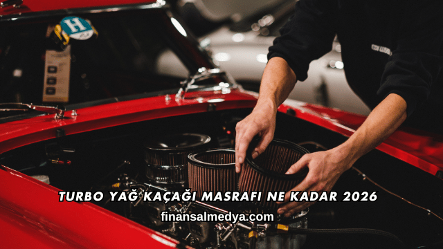 Turbo Yağ Kaçağı Masrafı Ne Kadar 2026