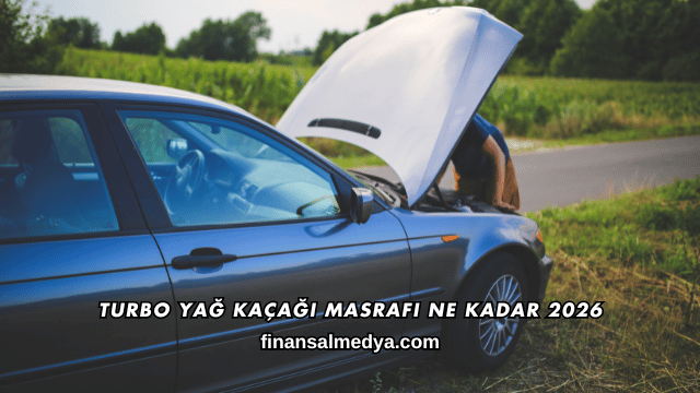 Turbo Yağ Kaçağı Masrafı Ne Kadar 2026