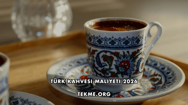 Türk Kahvesi Maliyeti 2026