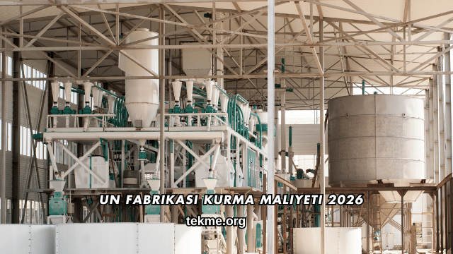 Un Fabrikası Kurma Maliyeti 2026