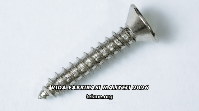 Vida Fabrikası Maliyeti 2026