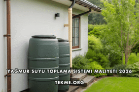 Yağmur Suyu Toplama Sistemi Maliyeti 2026