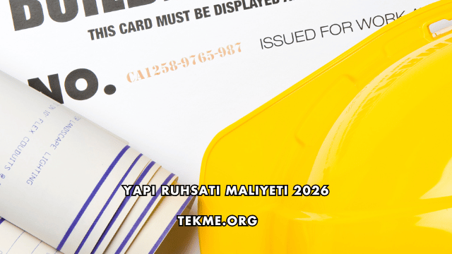 Yapı Ruhsatı Maliyeti 2026