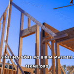 Yapı Sınıfına Göre m2 Birim Maliyeti 2026