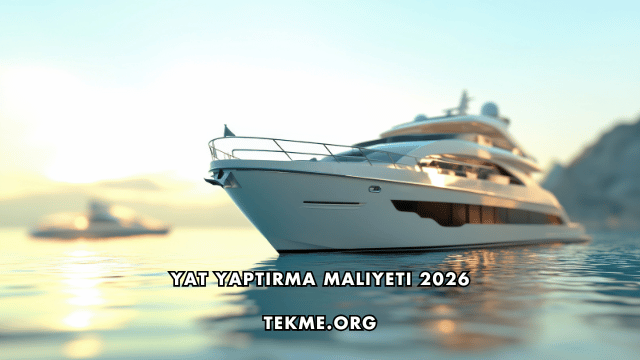 Yat Yaptırma Maliyeti 2026