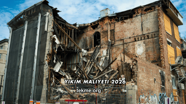 Yıkım Maliyeti 2026