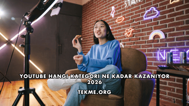 Youtube Hangi Kategori Ne Kadar Kazanıyor 2026