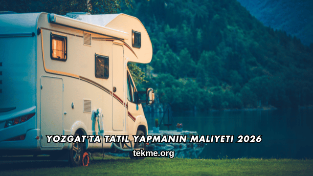Yozgat'ta Tatil Yapmanın Maliyeti 2026