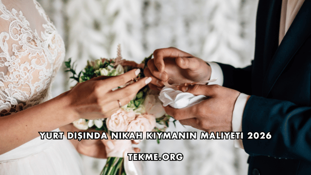 Yurt Dışında Nikah Kıymanın Maliyeti 2026