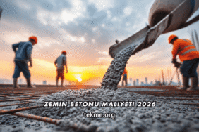 Zemin Betonu Maliyeti 2026